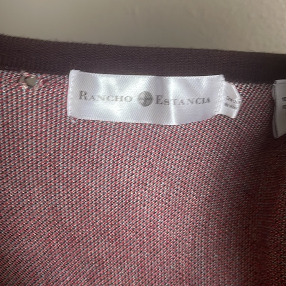 RANCHO ESTANCIA Western Aztec print Shawl poncho OS - Picture 6 of 11